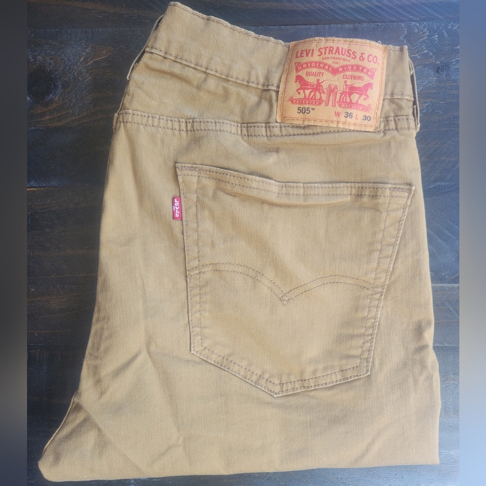 Levi's 505 Men's Tan Jeans